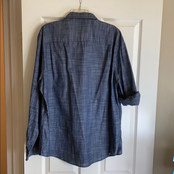 NWOT Blue button down - Picture 7 of 7